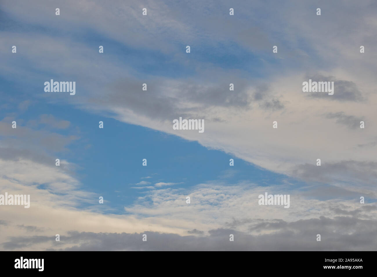 Clouds and blue sky for background use image with copy space Stock ...