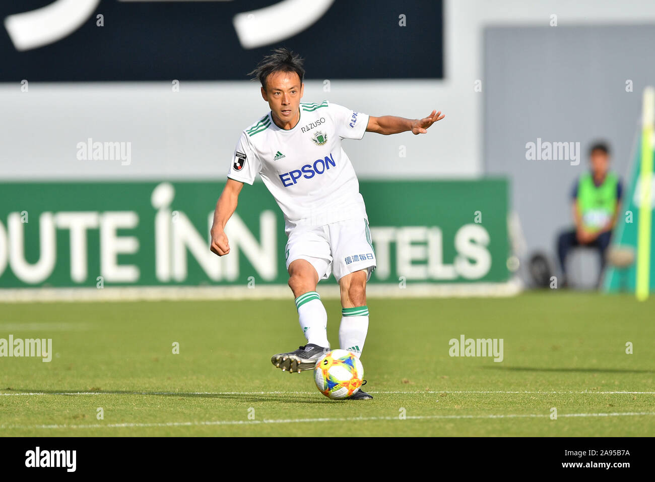 Saga, Japan. 10th Nov, 2019. Matsumoto Yamaga's Ibuki Fujita during the