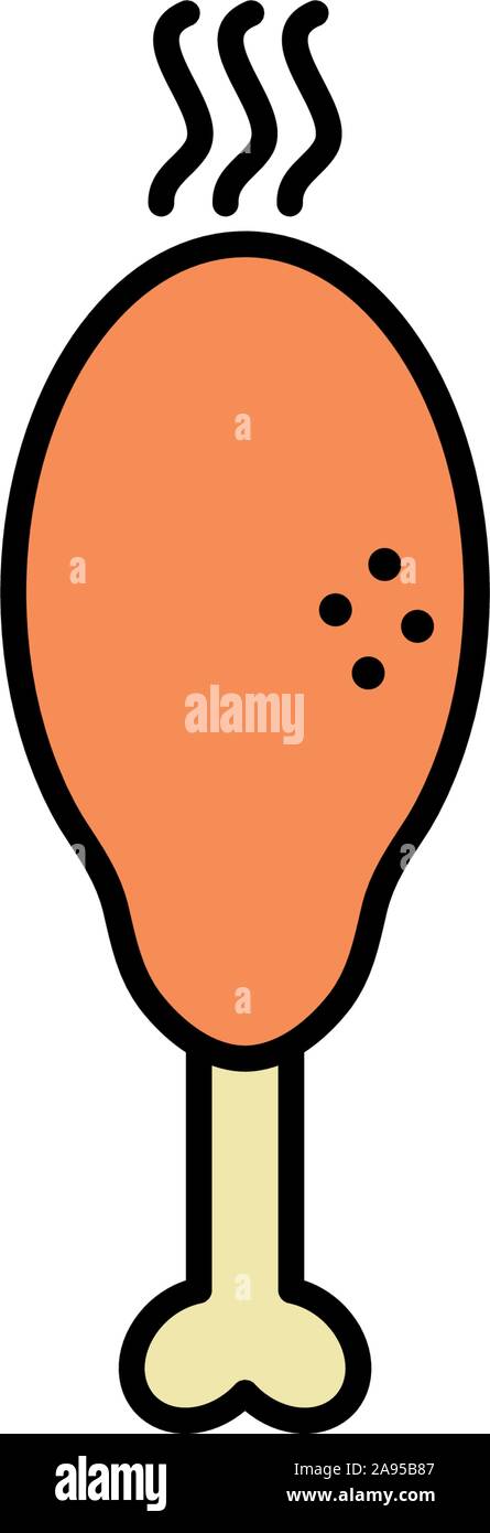 chicken icon design, Eat food restaurant menu dinner lunch cooking and ...