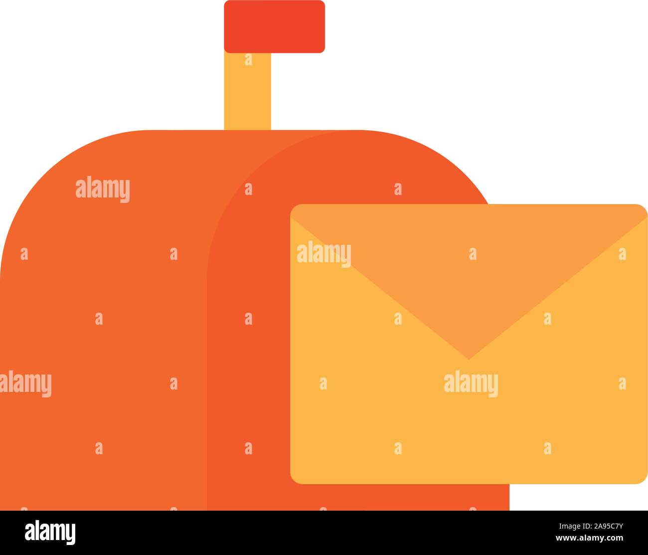 Envelope design, Email mail message letter marketing communication card