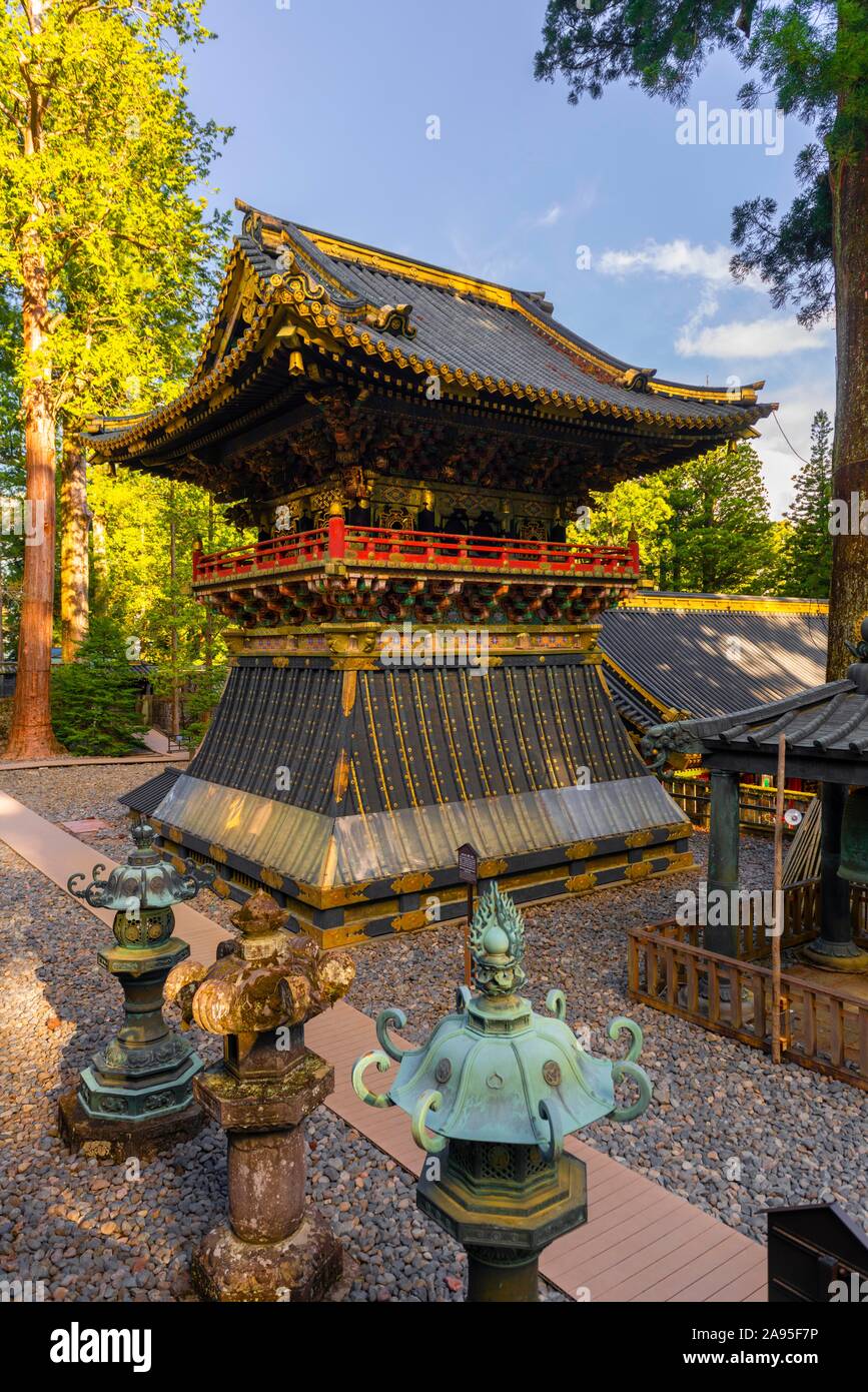Magnificent Tosho-gu Shrine from the 17th century, Shinto Shrine, Shrines and Temples of Nikko, UNESCO World Heritage Site, Nikko, Japan Stock Photo