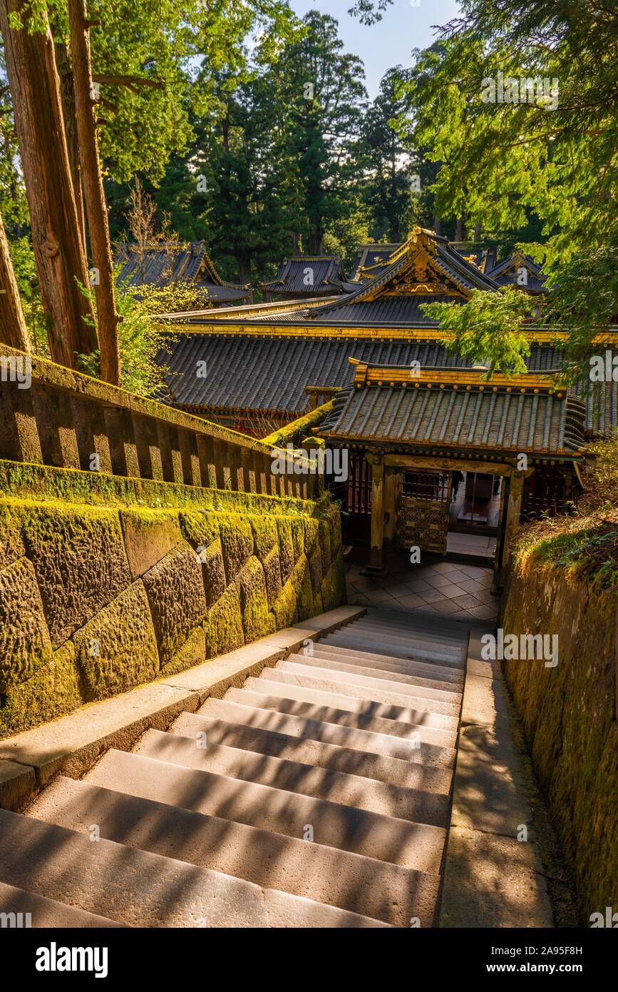 Tosho-gu Shrine from the 17th century, Shinto Shrine, Shrines and Temples of Nikko, UNESCO World Heritage Site, Nikko, Japan Stock Photo