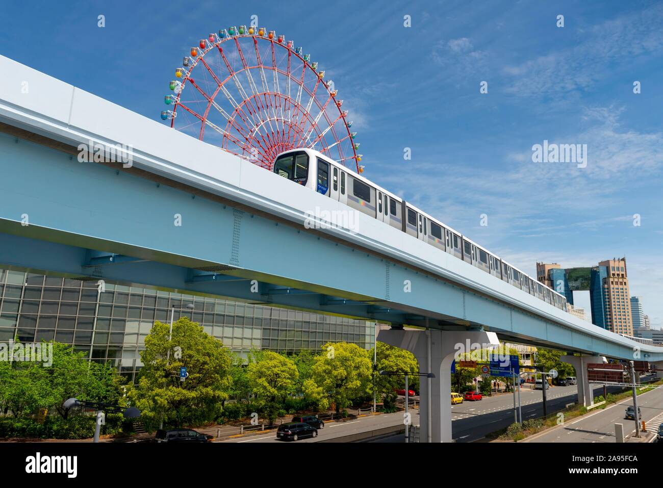 Tokyo Teleport Station, Underground, Koto City, Tokyo, Japan Stock Photo