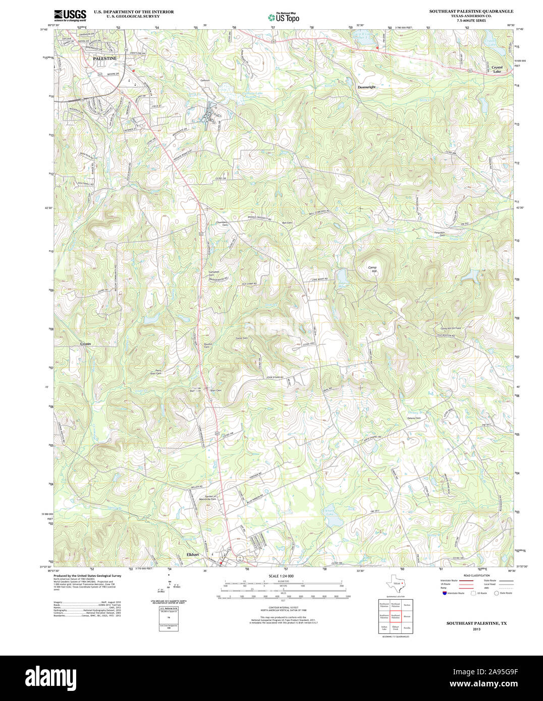 Geological map of palestine Cut Out Stock Images & Pictures - Alamy