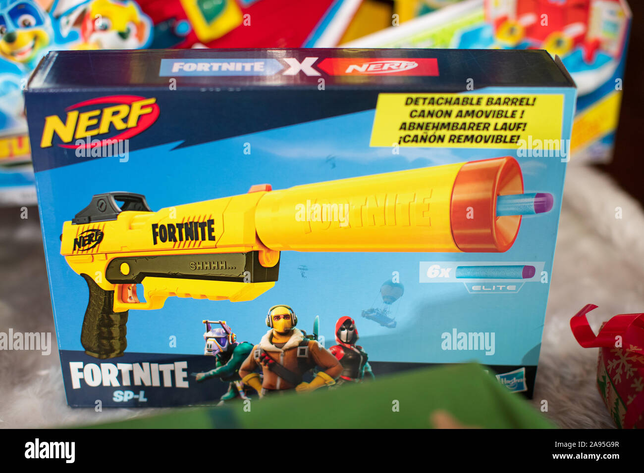 Nerf fortnite hi-res stock photography and images - Alamy