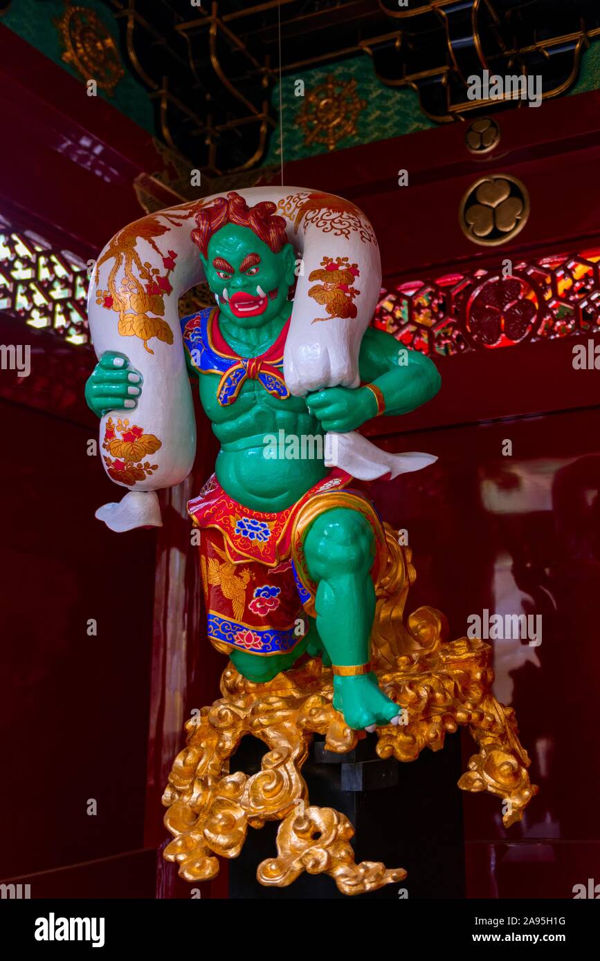 Fujin, God of Wind, God of Wind, Guardian Figure, Shinto Deity