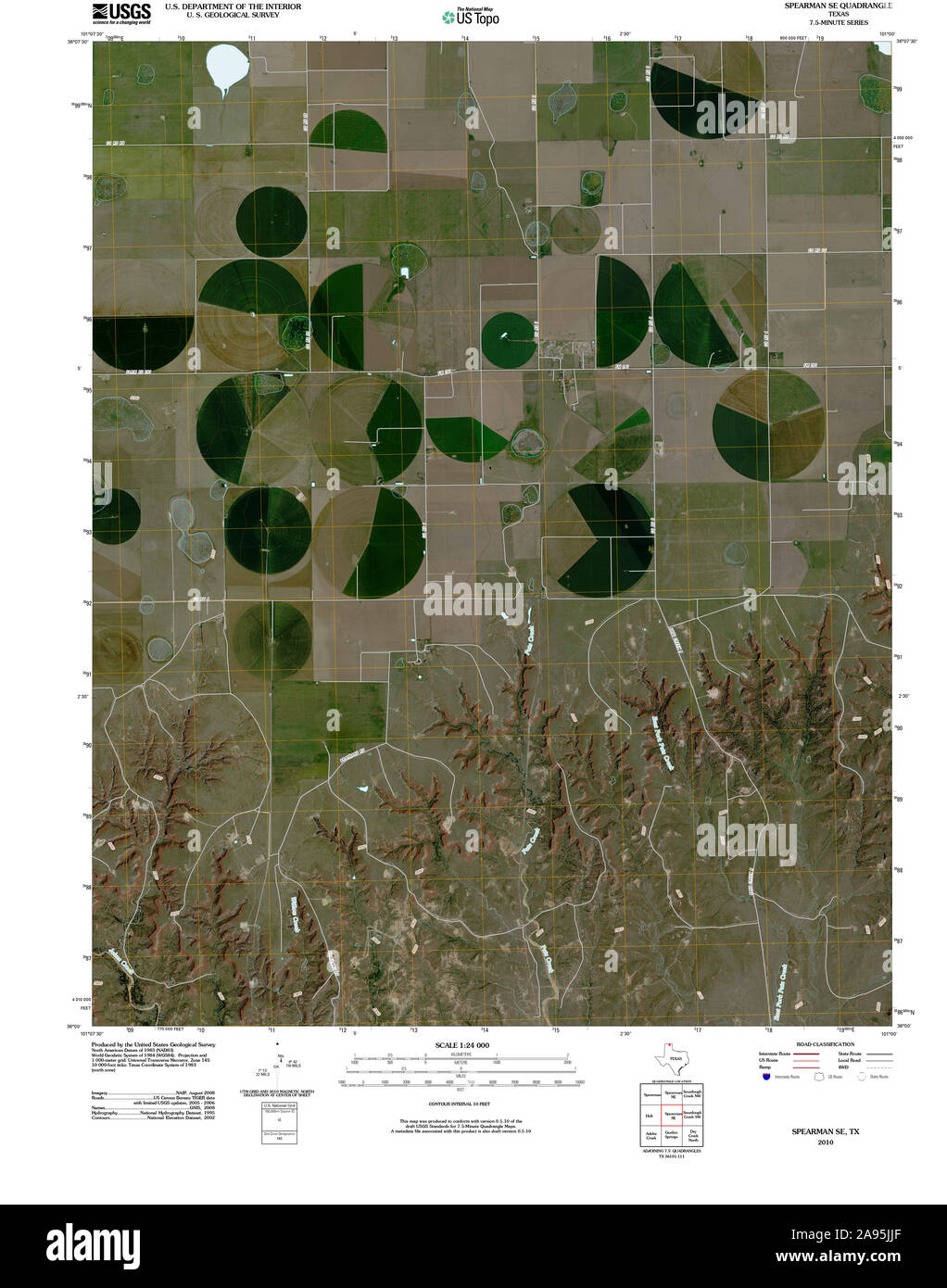 Spearman texas map Cut Out Stock Images & Pictures Alamy