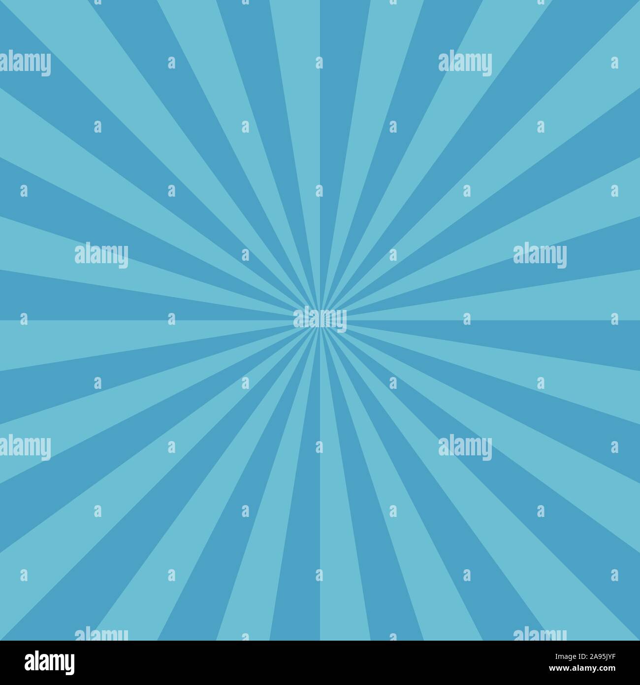 Winter snow round sunburst vector blue pattern Stock Vector