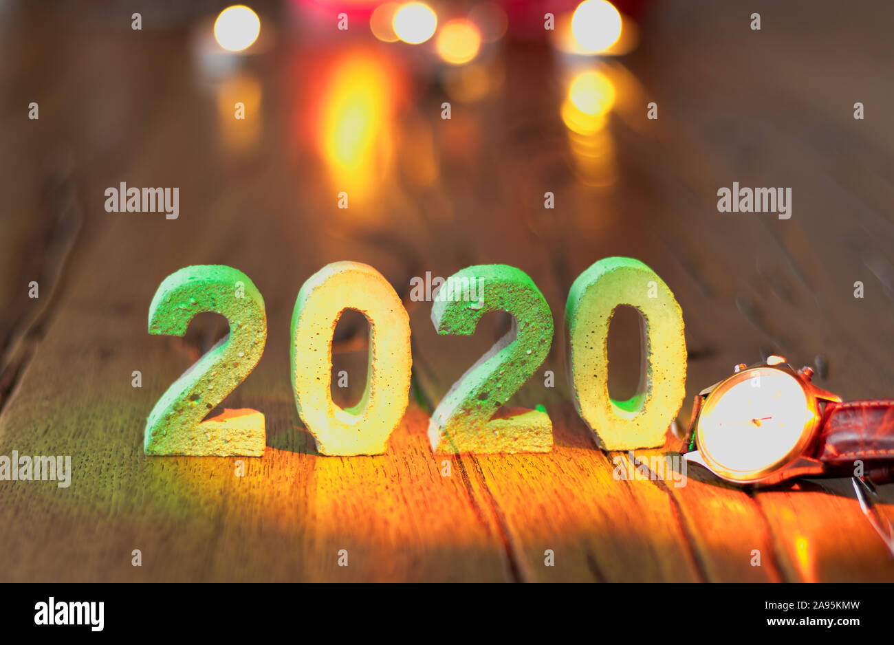 Happy new year 2020. twenty twenty, Stock Photo