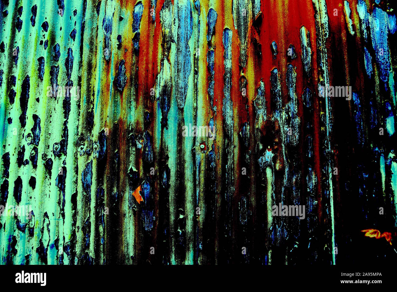 graphic corrugated iron wall Stock Photo Alamy