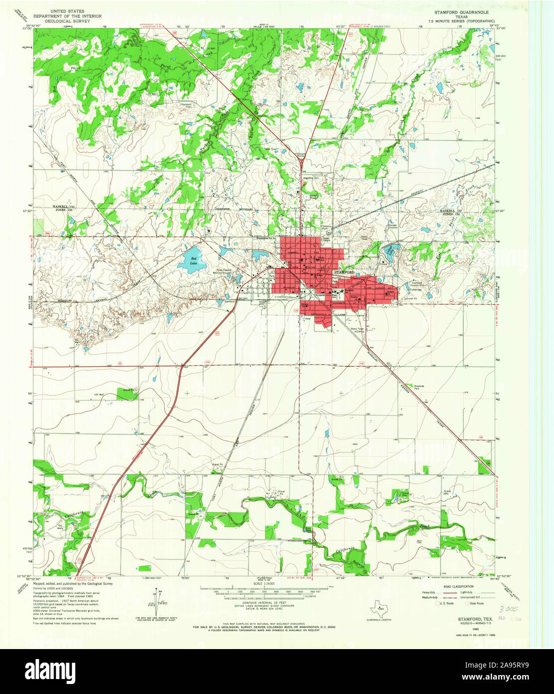 Map of stamford texas hires stock photography and images Alamy