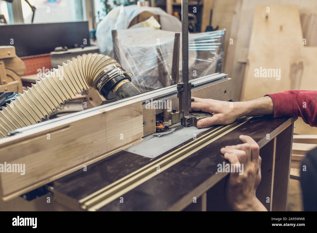 Carpentry preparation for the operation of the milling