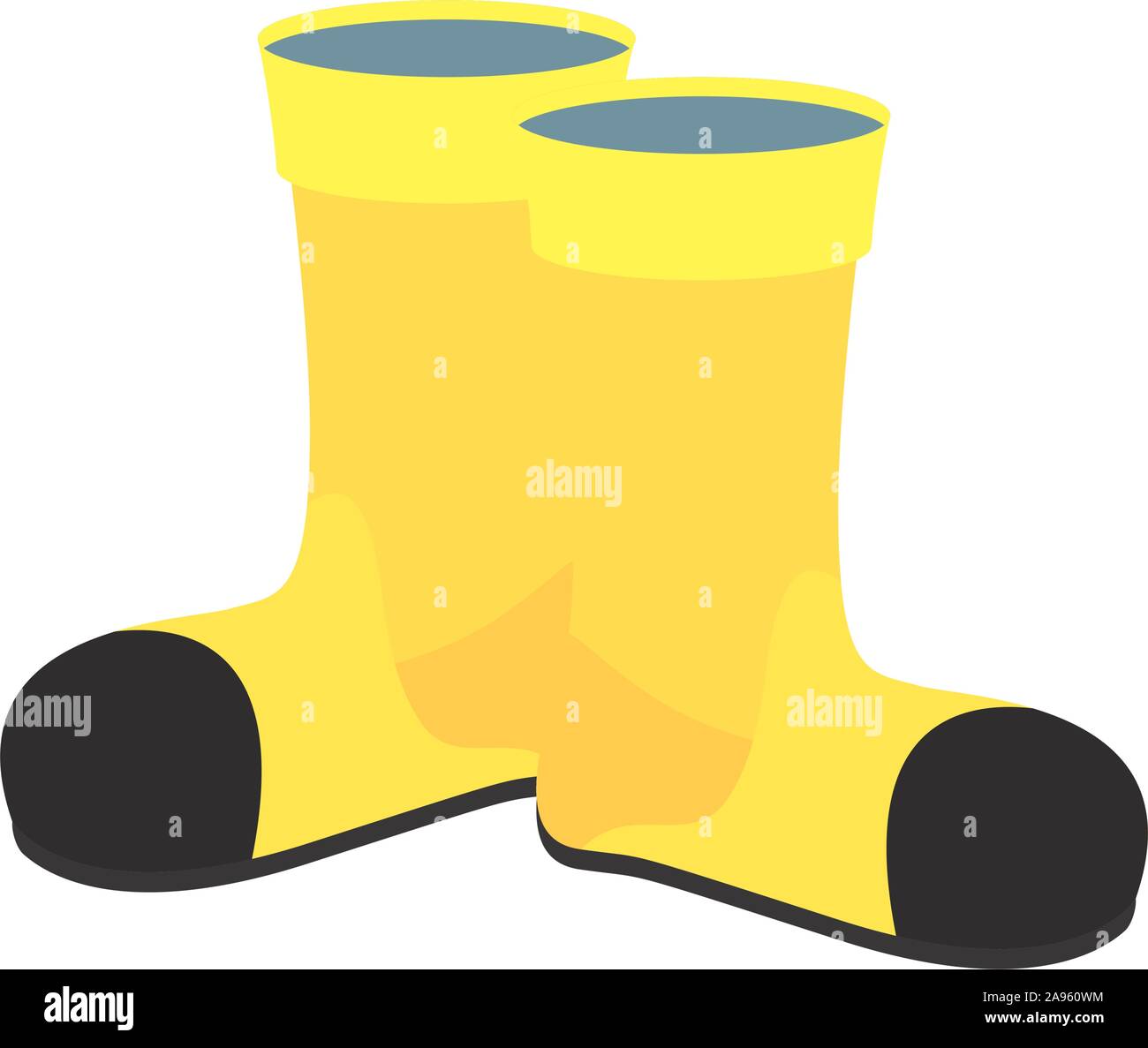 firefighter boots flat style icon vector illustration design Stock ...