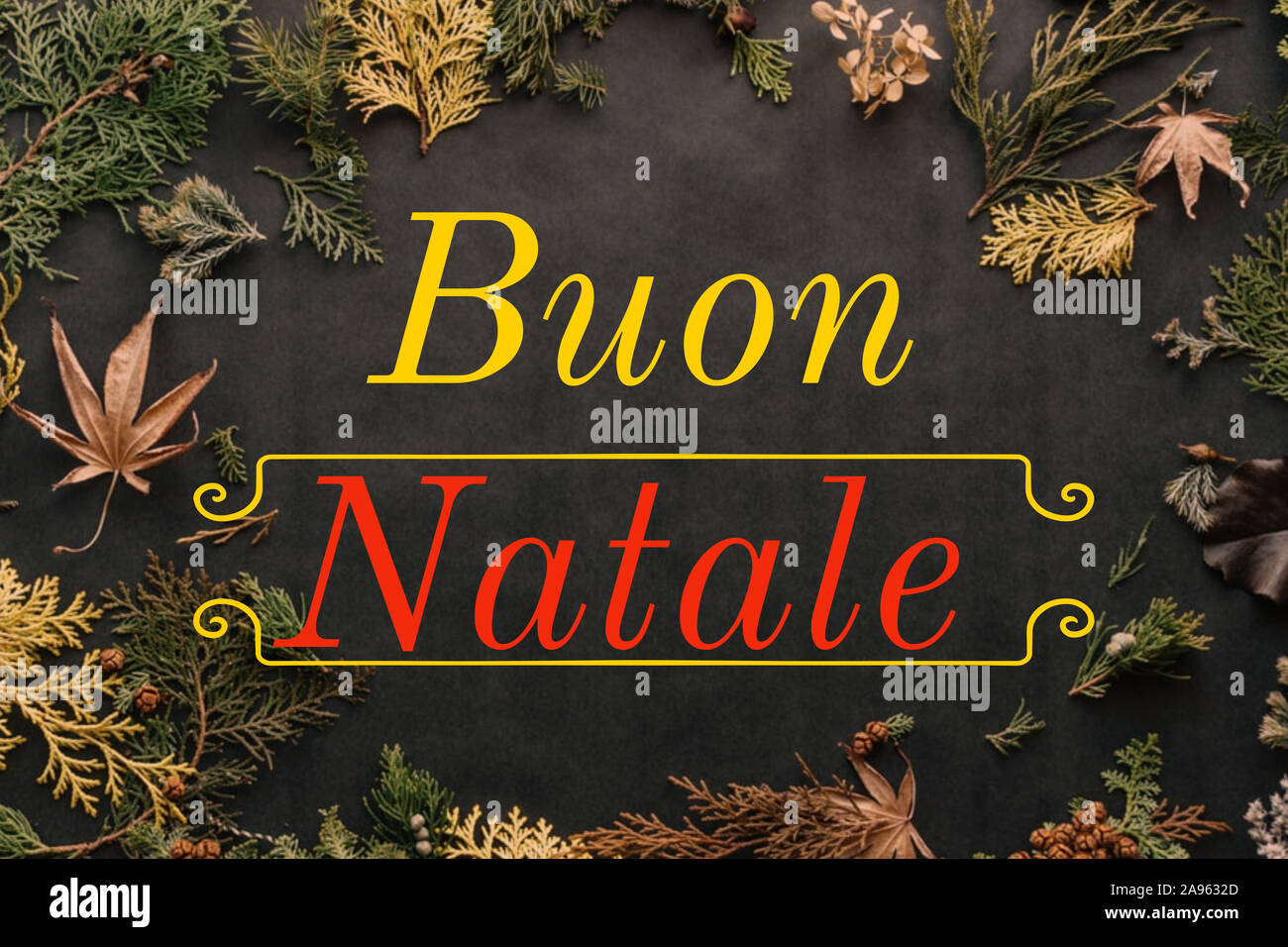 Buon Natale Wallpaper.Natale Illustration High Resolution Stock Photography And Images Alamy