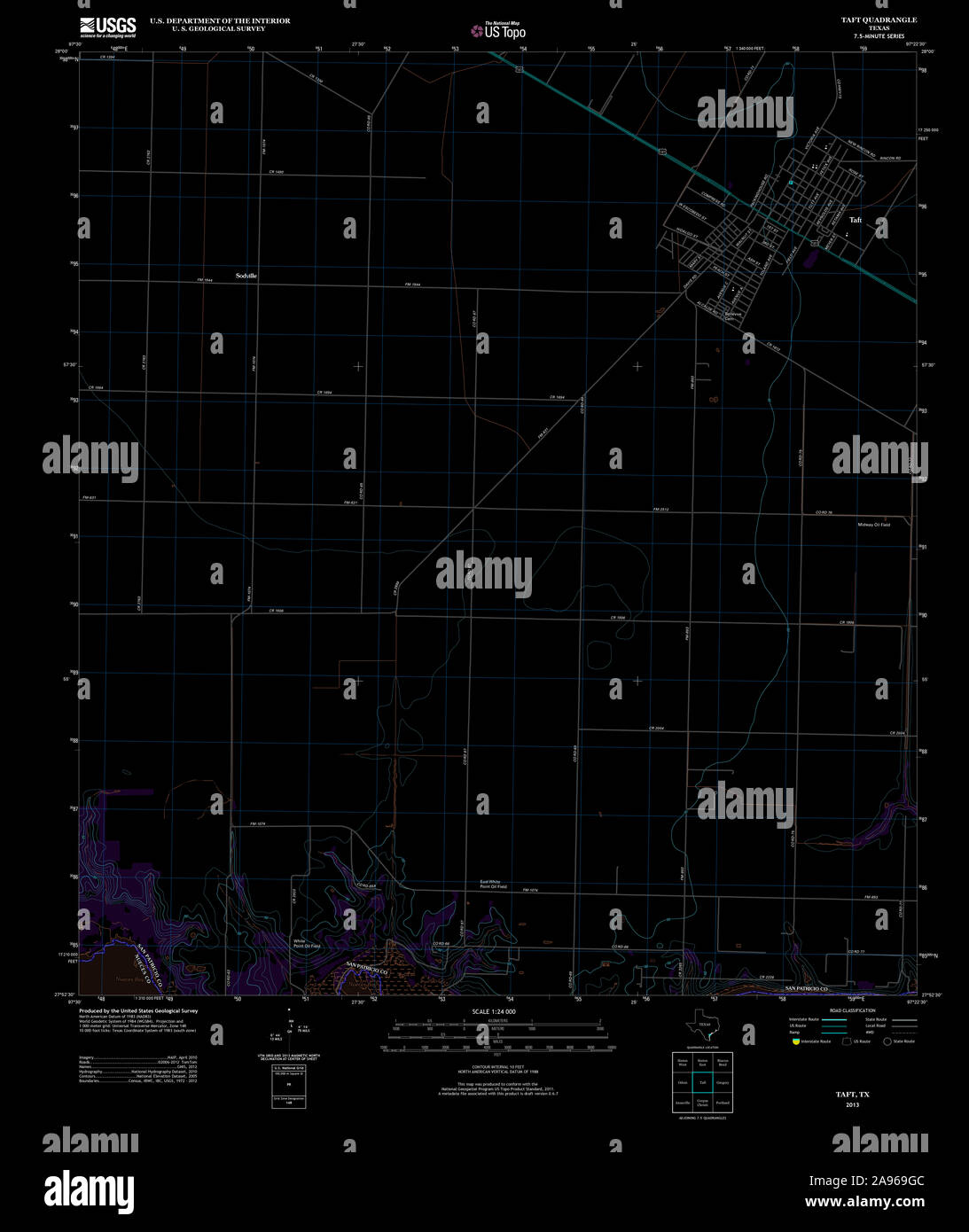 Map of taft texas hires stock photography and images Alamy