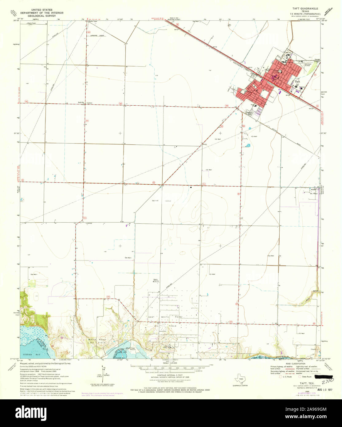 Taft texas map hires stock photography and images Alamy