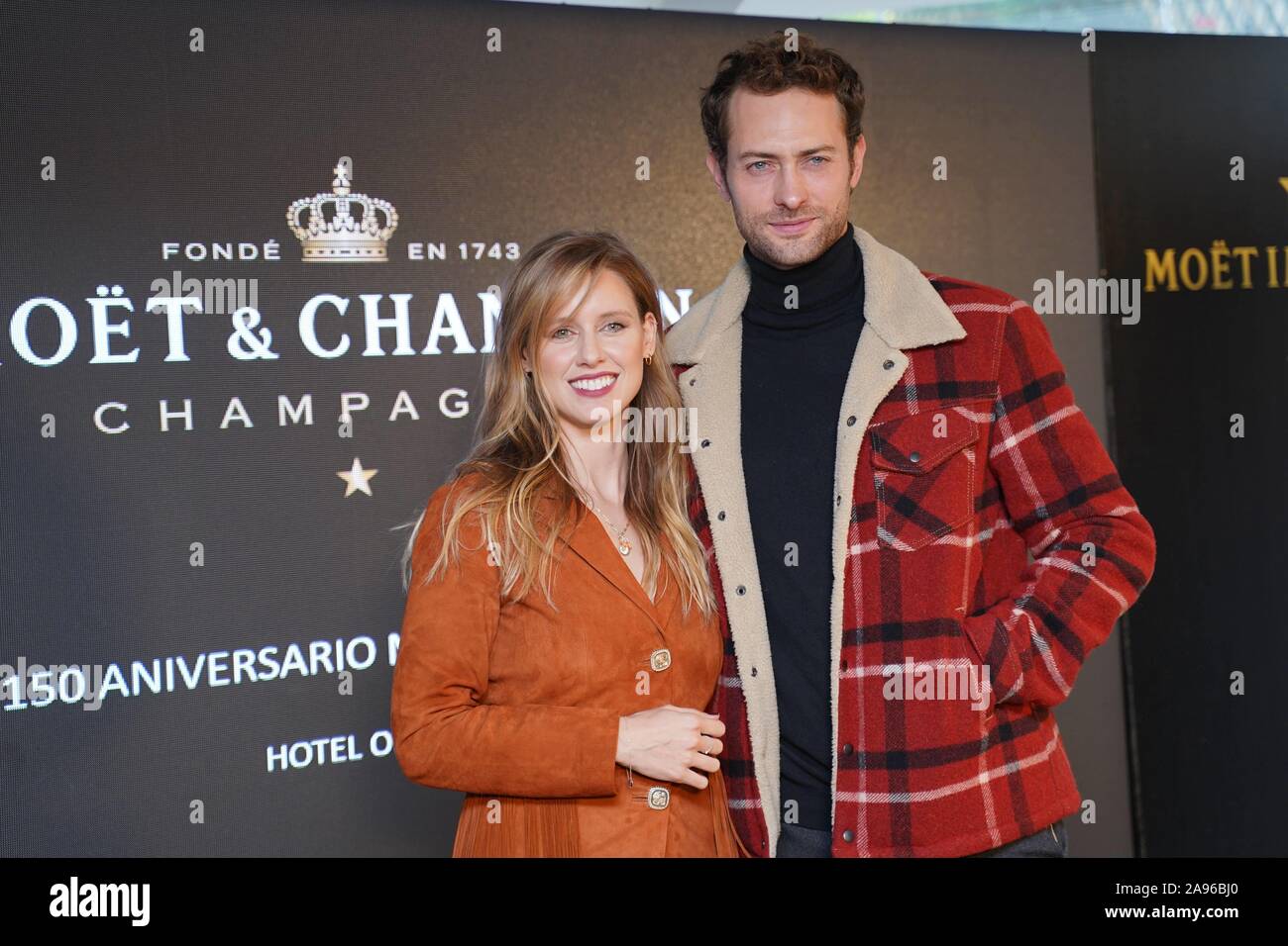 Madrid, Spain. 13th Nov, 2019. Actor Peter Vives and Manuela Velles during  150 anniversary of “ Moett Imperial “ in Madrid on Wednesday, 13 November  2019. Credit: CORDON PRESS/Alamy Live News Stock Photo - Alamy