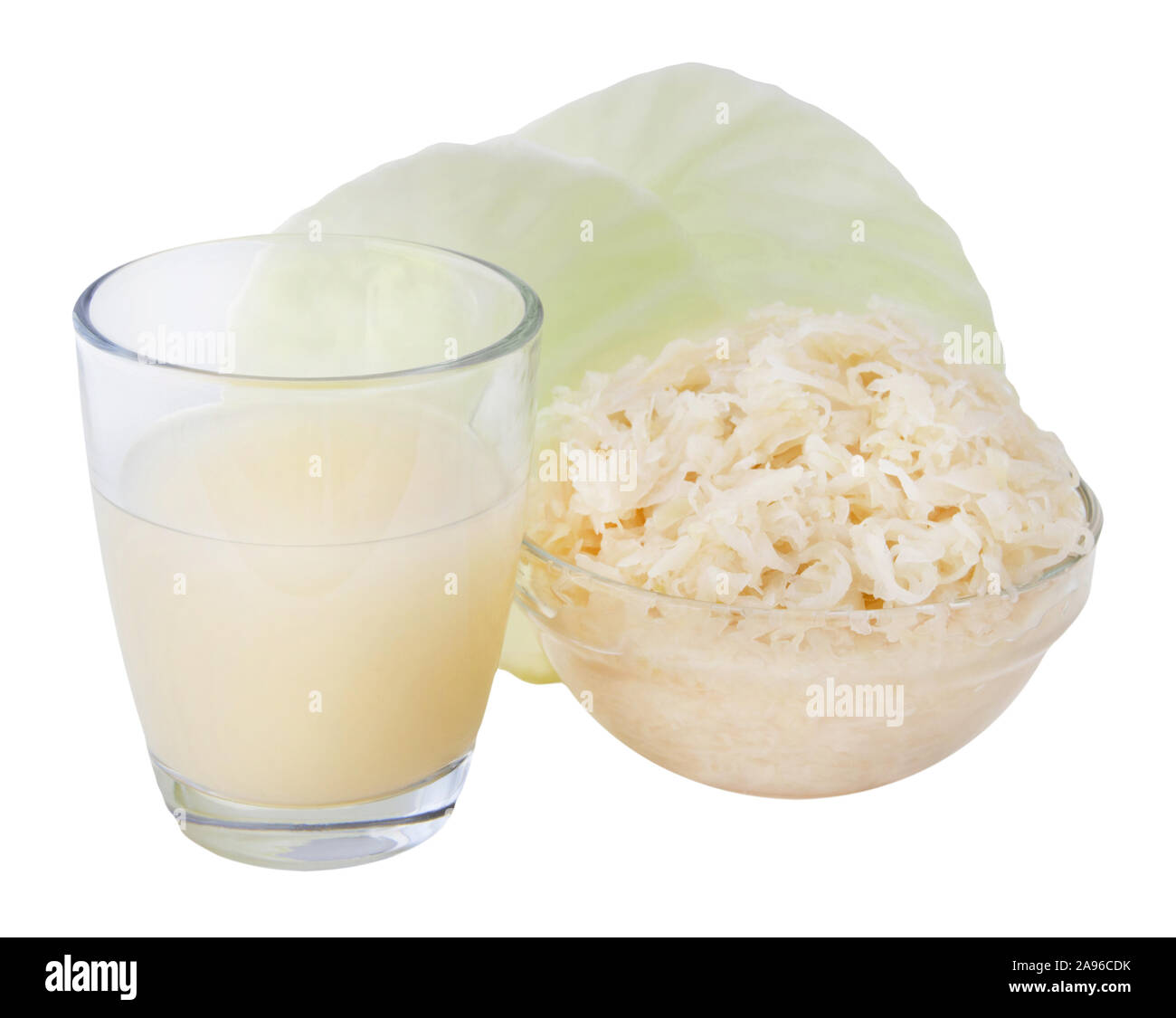 German Sauerkraut and Juice with White Cabbage Stock Photo Alamy
