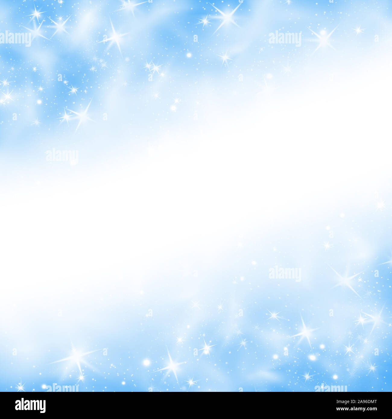 Christmas blue background with stars Stock Photo - Alamy