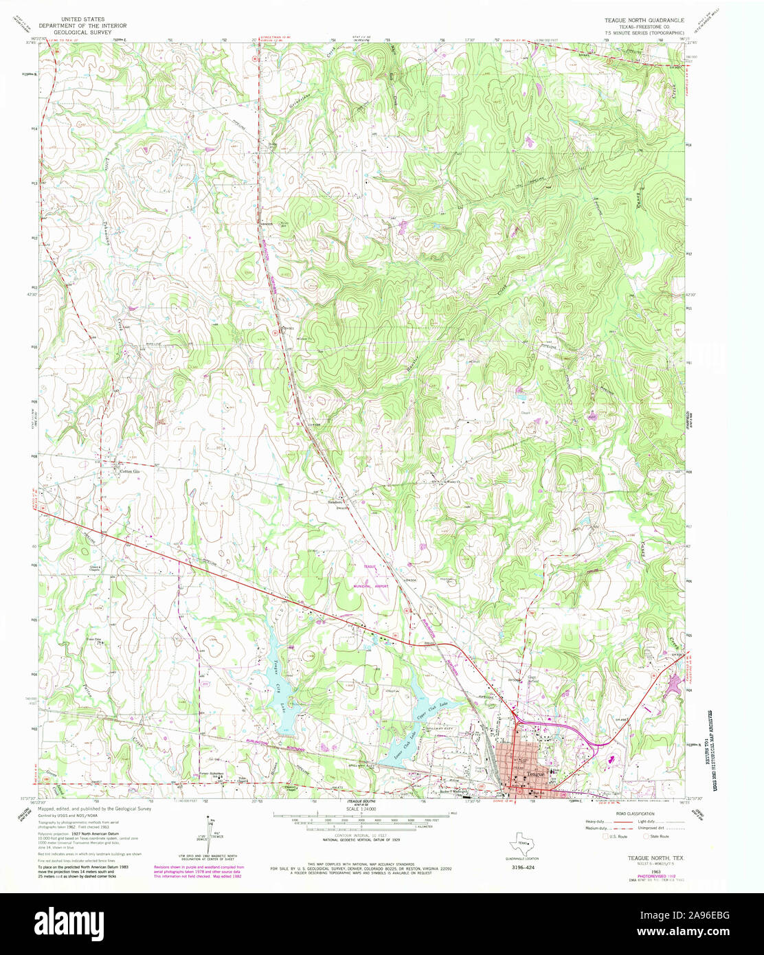 Teague map hires stock photography and images Alamy