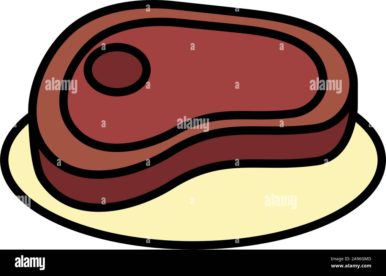 meat icon design, Eat food restaurant menu dinner lunch cooking and ...
