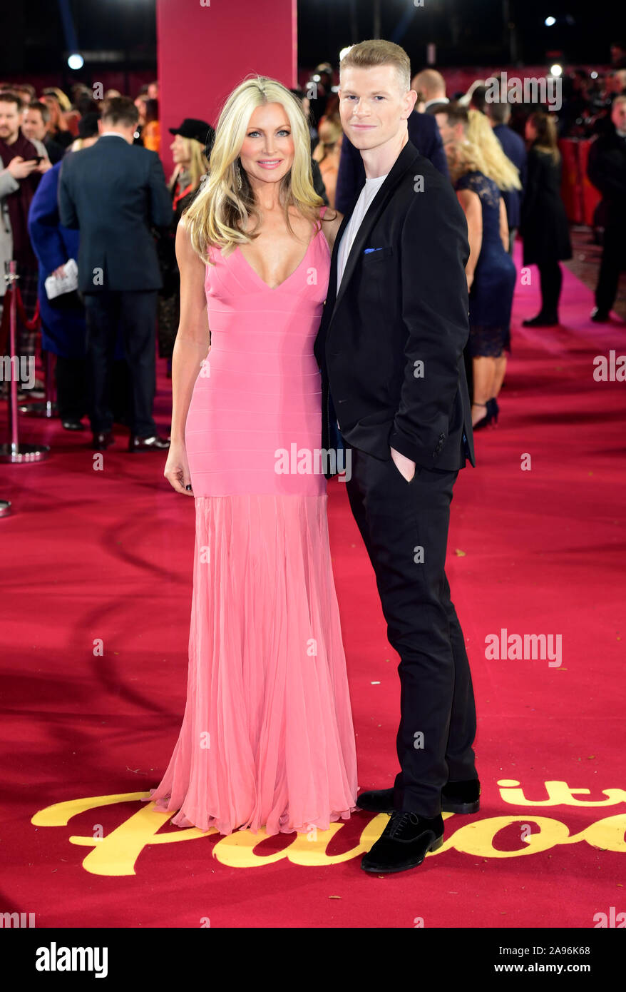 Caprice Bourret and Hamish Gaman arriving for the ITV Palooza held at