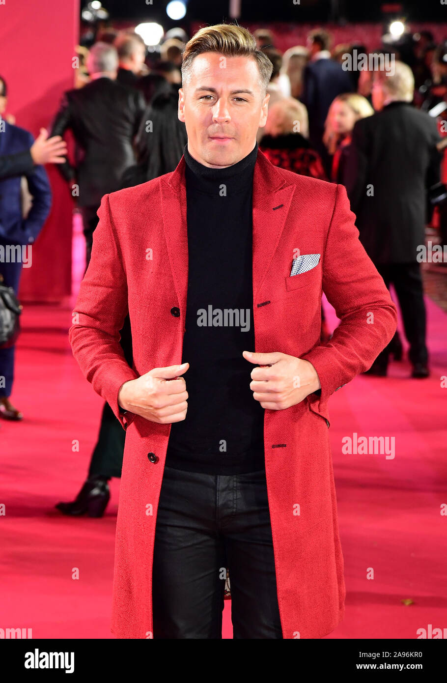 Matt Evers arriving for the ITV Palooza held at the Royal Festival Hall