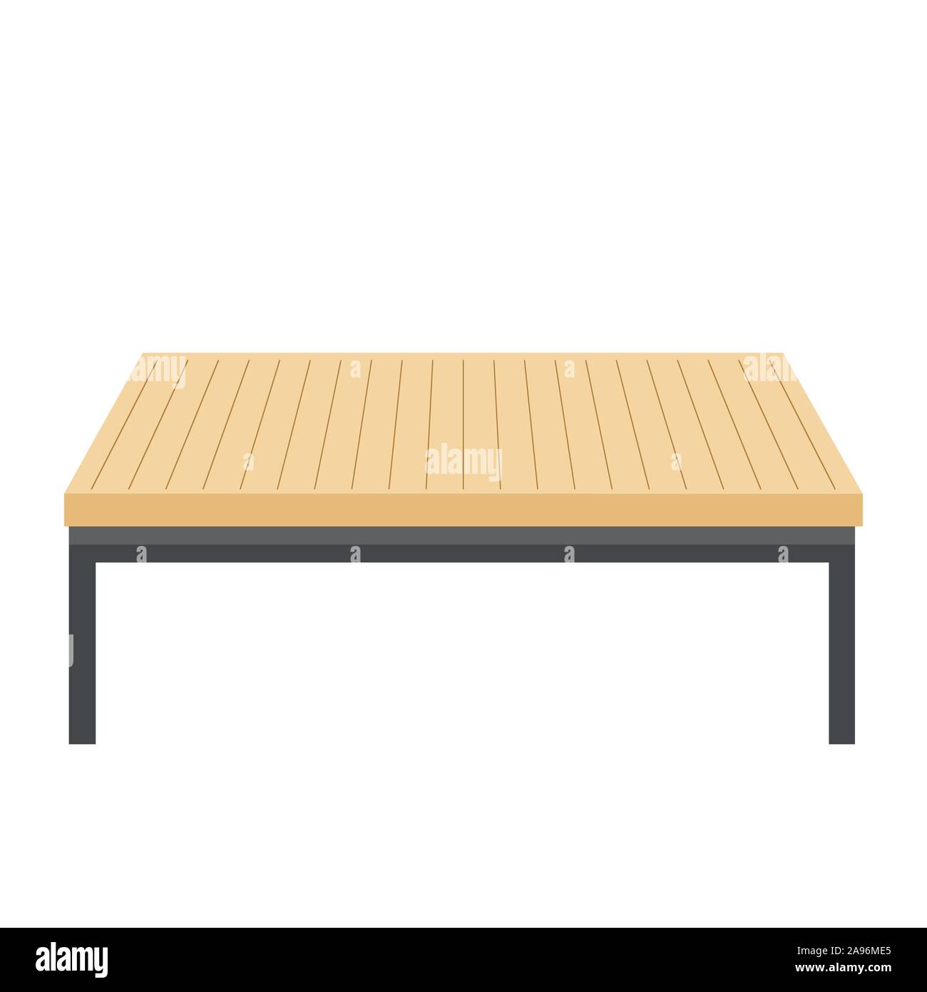 Illustration of Table isolated on white Background-Vector Illustration ...