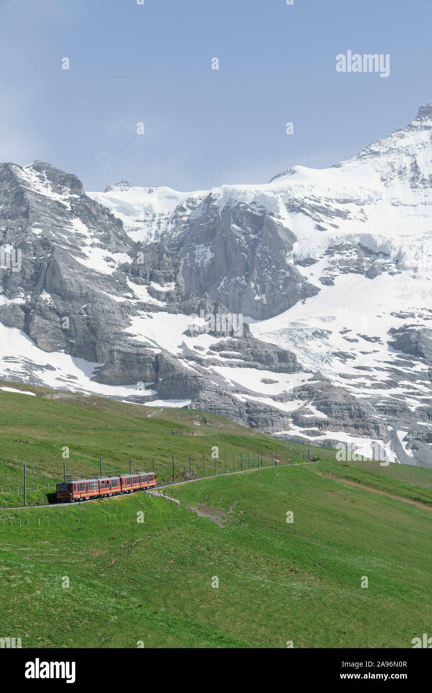 Train to Jungfraujoch Stock Photo