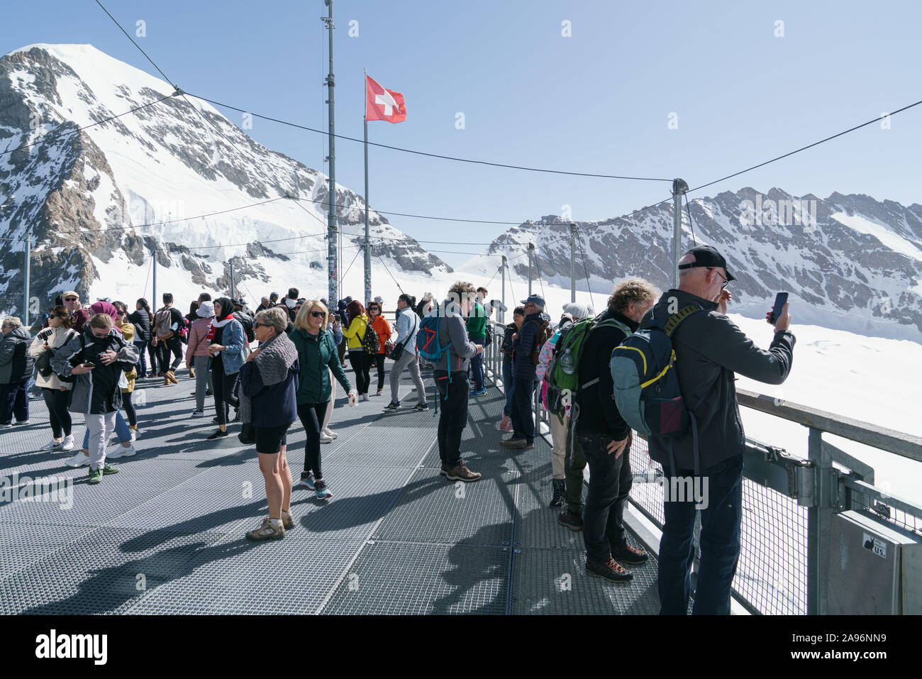 Jungfraujoch Stock Photo