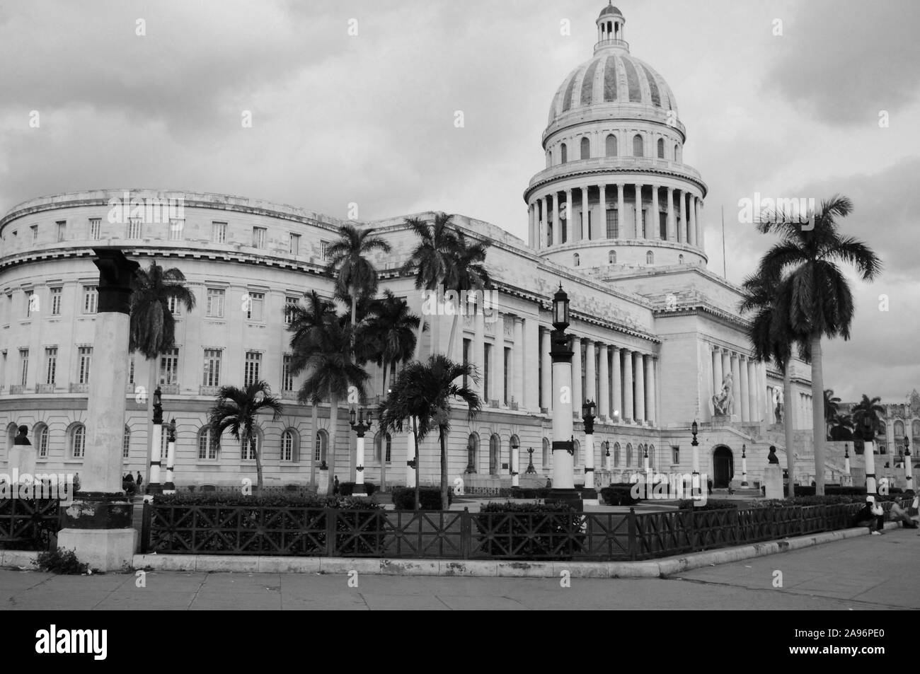 Cuba: The Capitolio in Havanna Stock Photo