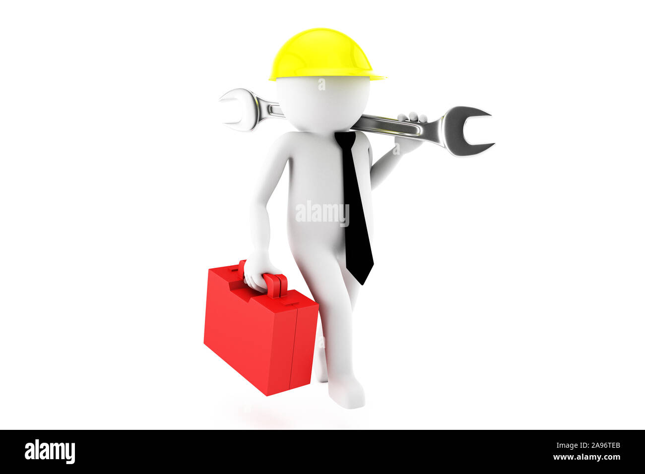 3d People Man Wrench Businessman High Resolution Stock Photography and  Images - Alamy