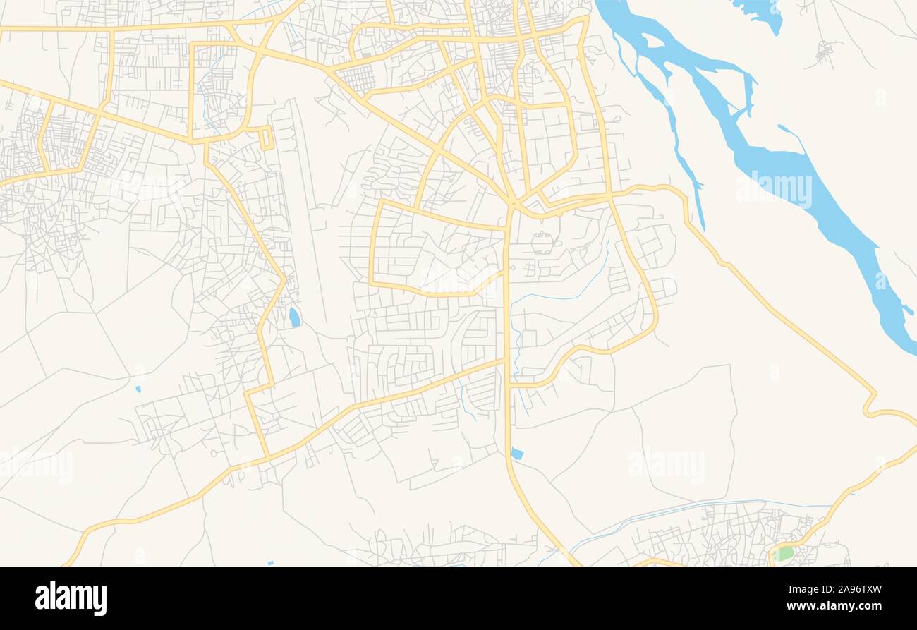 Map Of Jimeta Yola Jimeta High Resolution Stock Photography And Images - Alamy