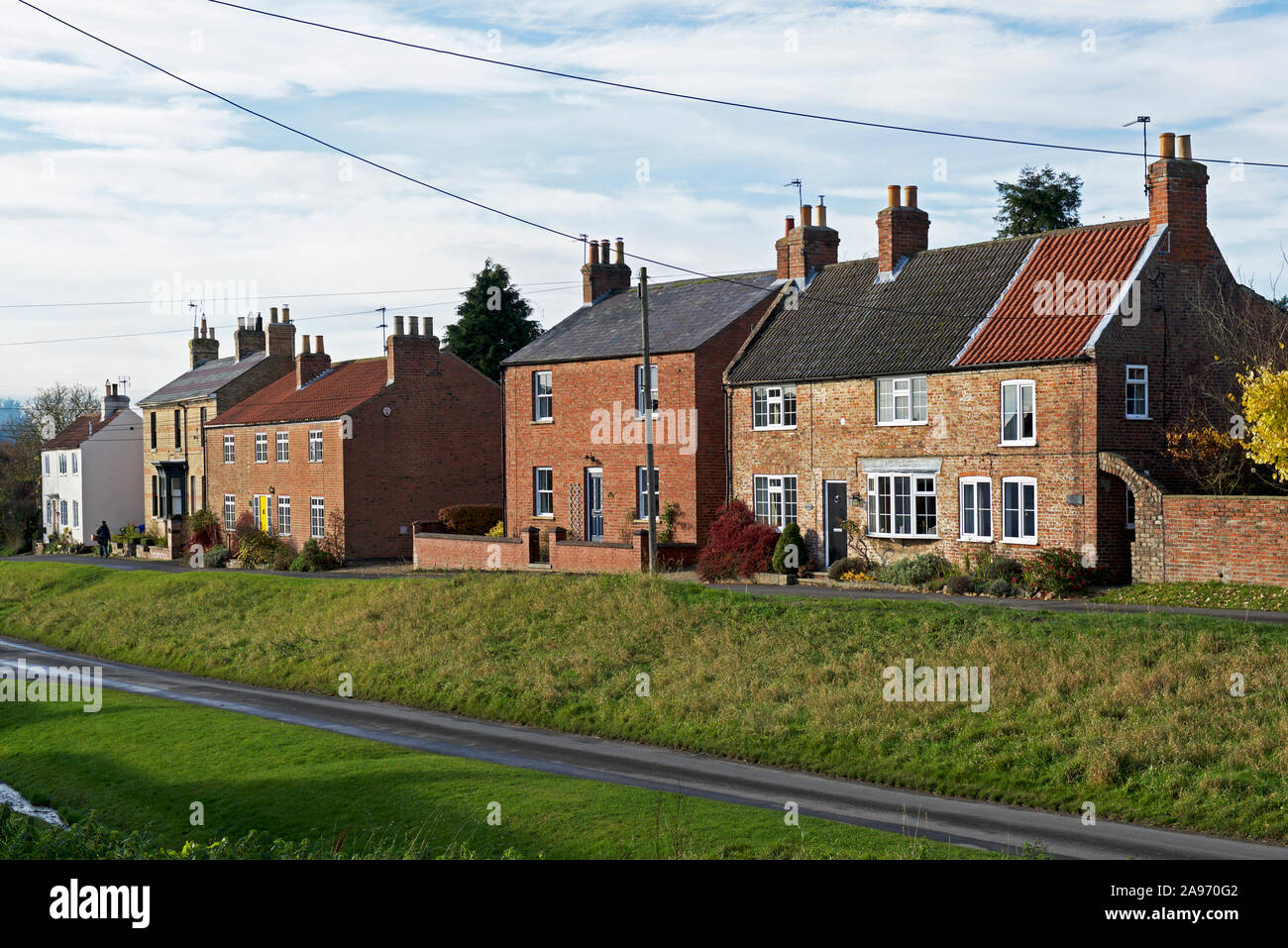 The village of Wilton, East Yorkshire, England UK Stock Photo
