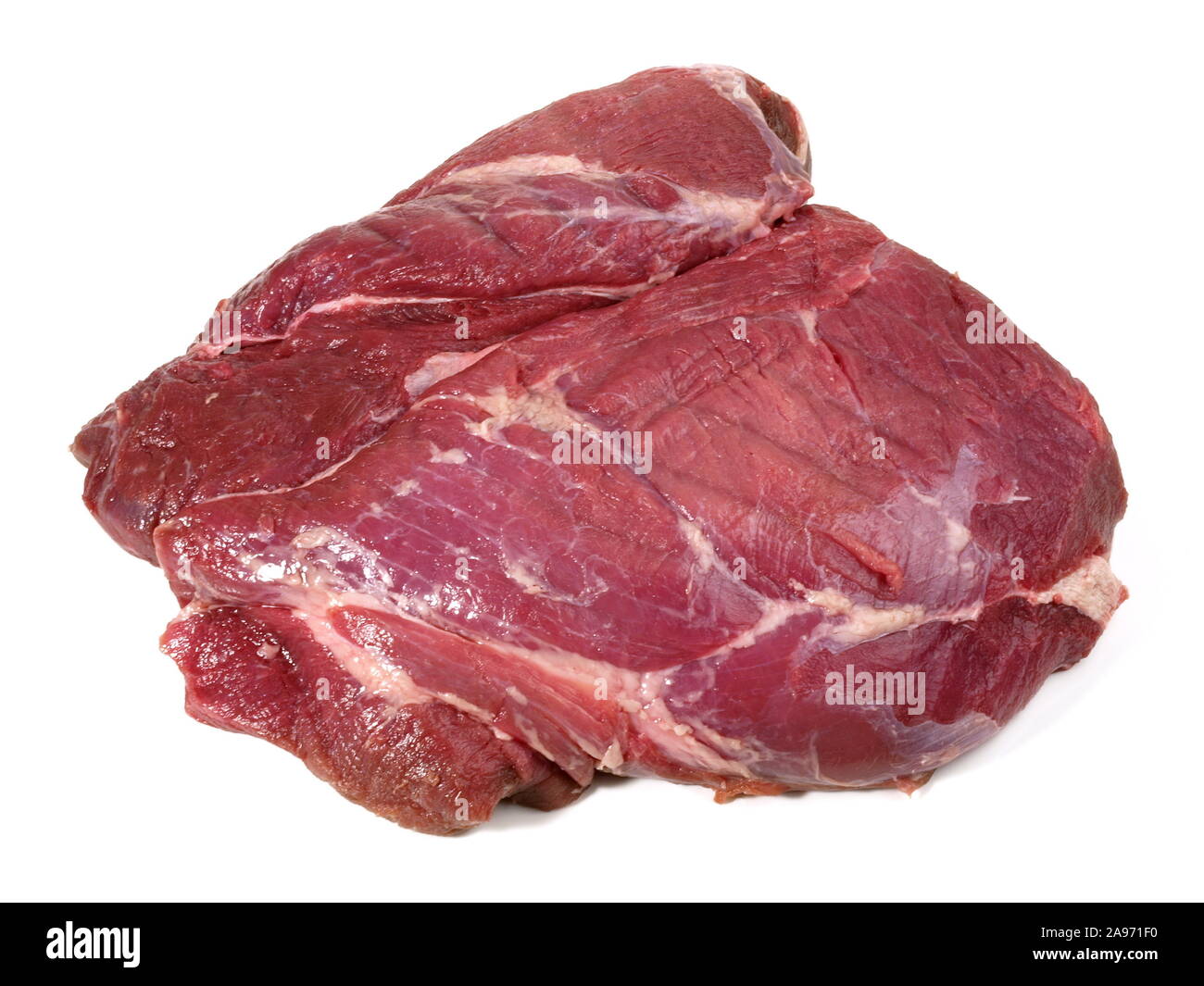 Wild Boar - Wild Game Meat on white Background Stock Photo