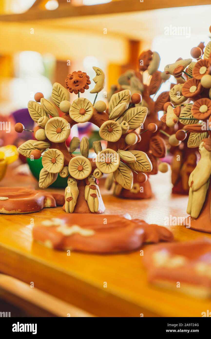 Green Pottery village “Atzompa” in Oaxaca, Mexico Stock Photo - Alamy