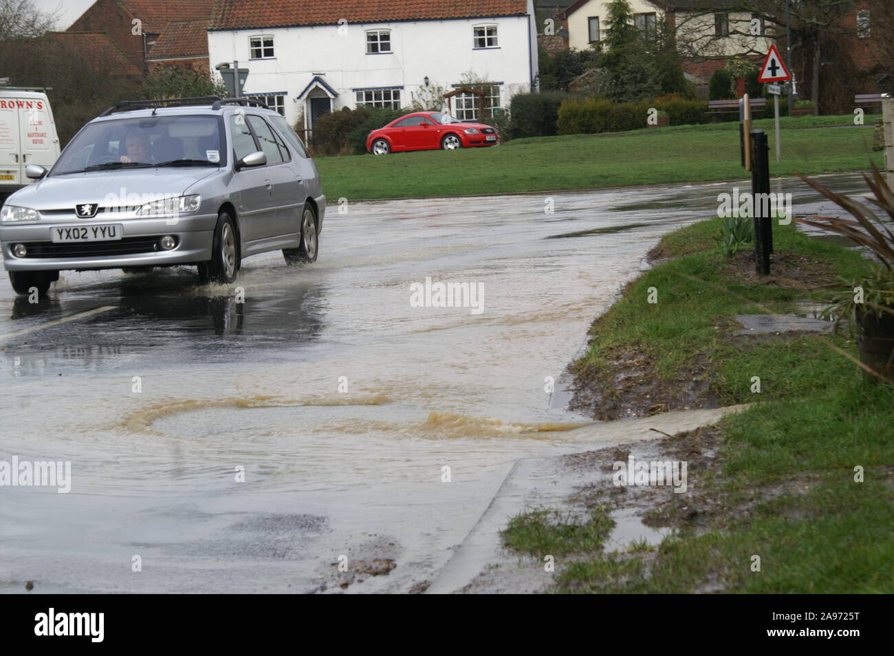 Flooding, South yorkshire Stock Photo