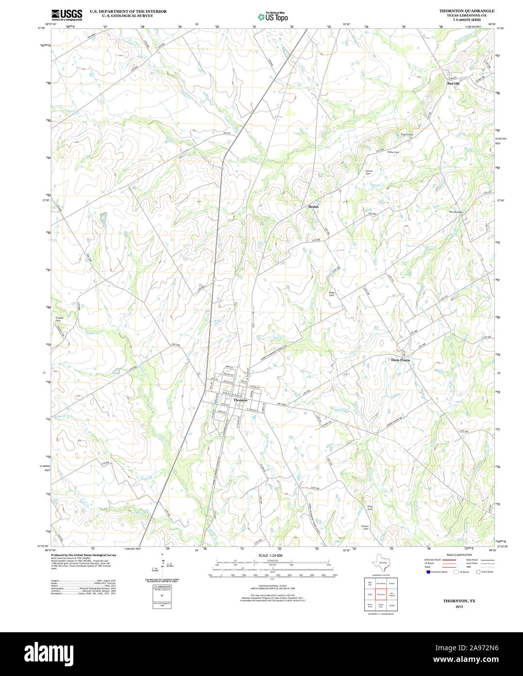 Map of thornton hires stock photography and images Alamy