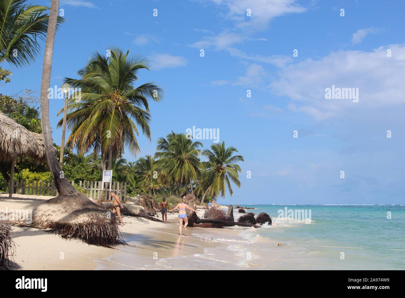 Punta Cana Dominican Republic beach Stock Photo - Alamy