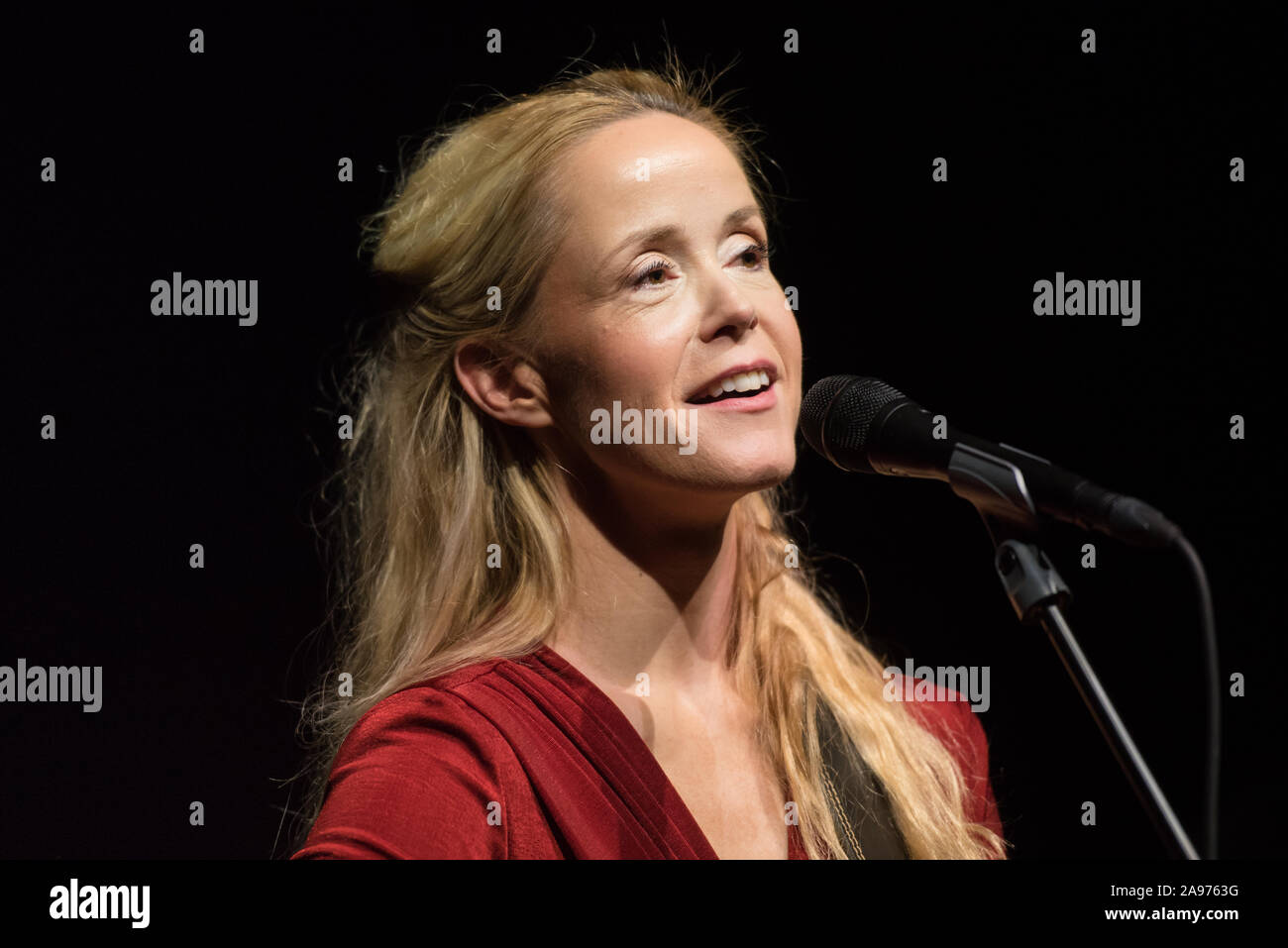 Denmark. 10th, November 2019. The Danish singer, songwriter and Tina Dickow performs a live concert at Operaen in Copenhagen. (Photo credit: Photo - Bo Kallberg Stock Photo - Alamy
