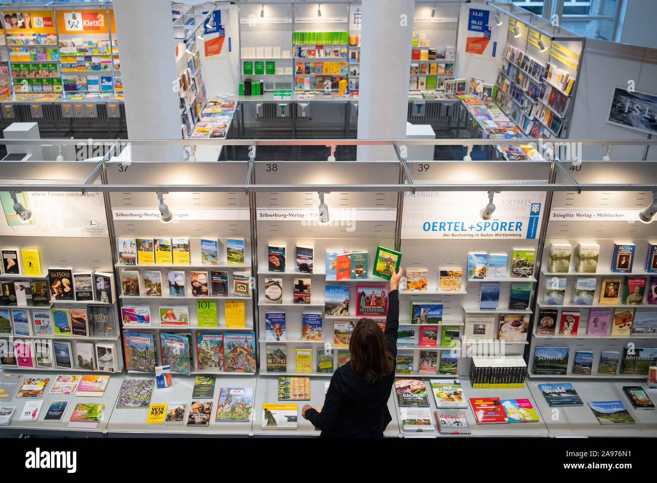 Stuttgart Germany 13th Nov 2019 Books Are Lying In The Haus
