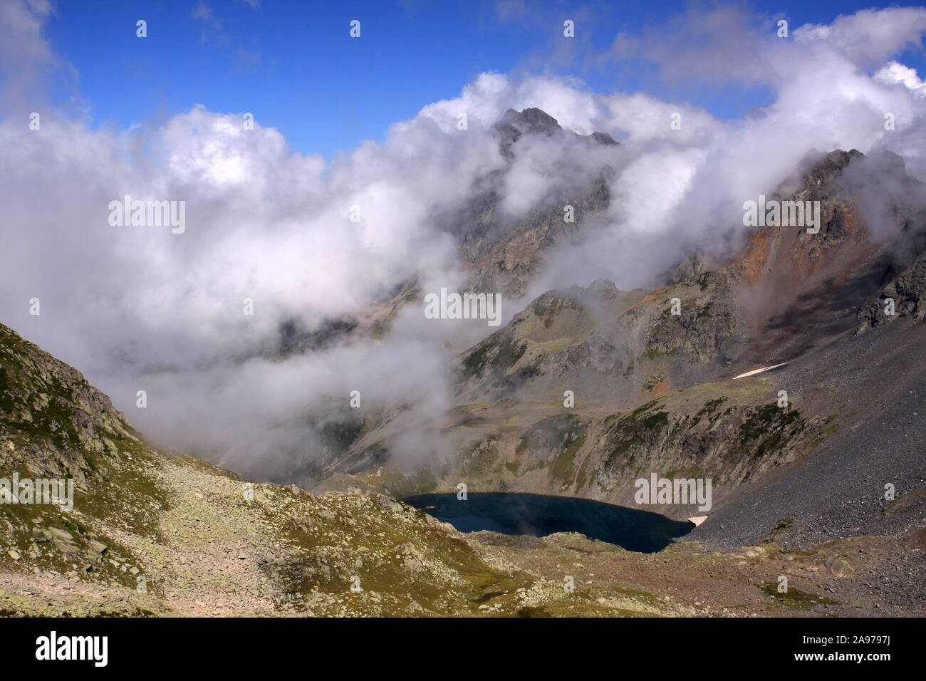 The glacial lakes in the eastern Black Sea region form an important visual wealth. like ambar