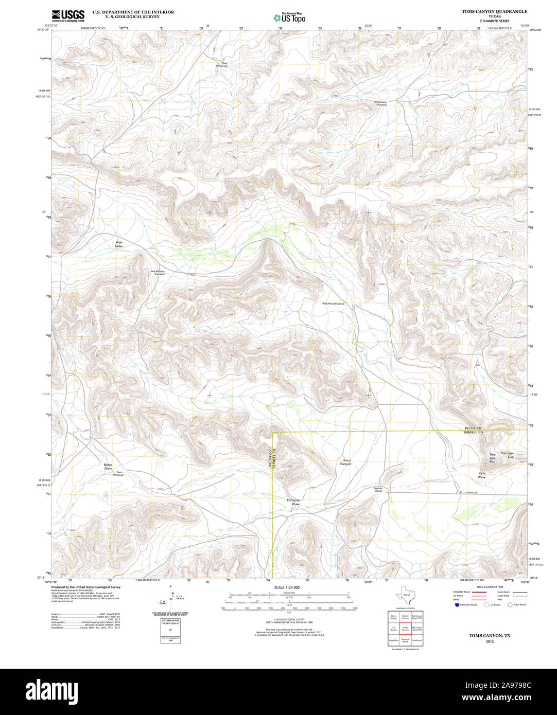 Canyon texas map hires stock photography and images Alamy