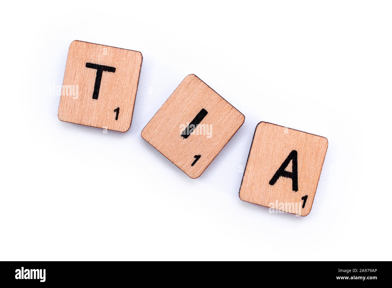 London, UK June 16th 2019 The abbreviation TIA meaning Transient