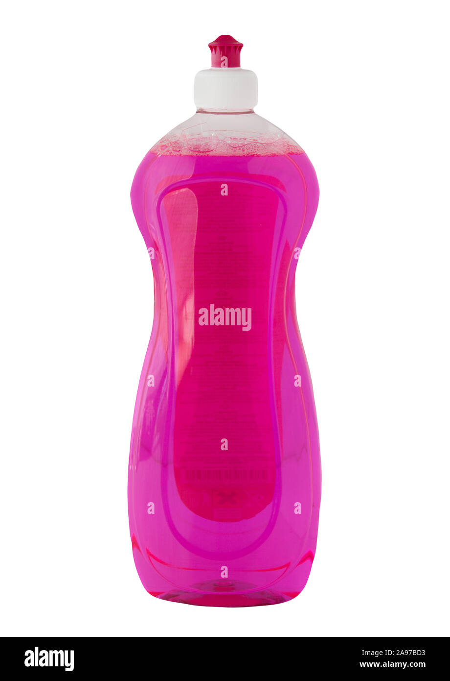 Cleaning agent bottle against white background Stock Photo Alamy