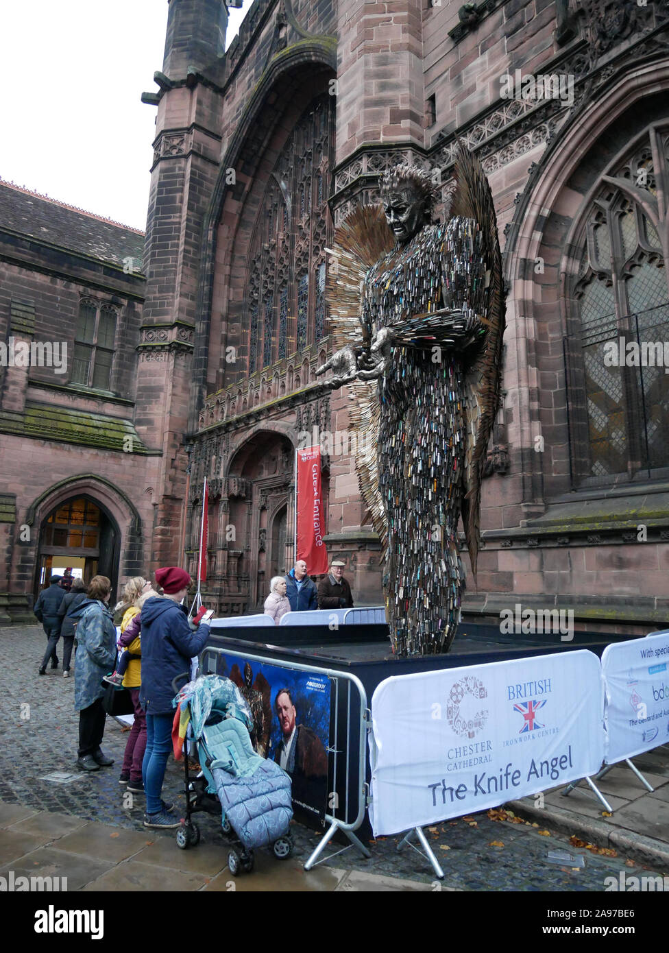 Knife Angel was created by the British Ironwork Centre, and sculptor ...