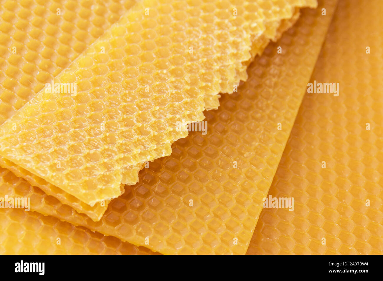 Candles Wax Sheets Stock Photo Alamy
