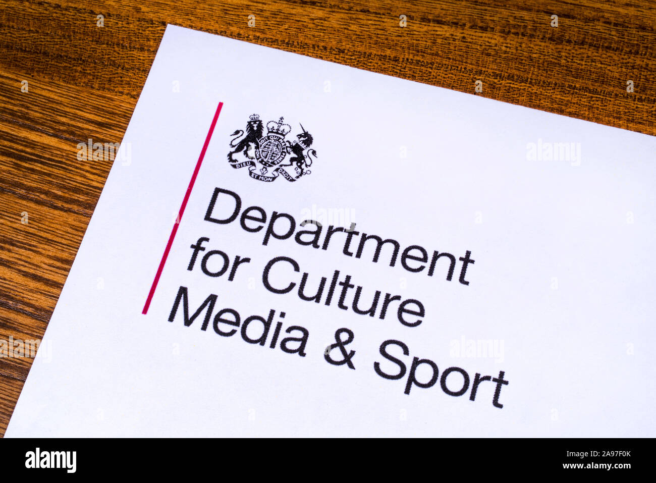 london-uk-march-12th-2019-close-up-of-the-logo-for-the-department