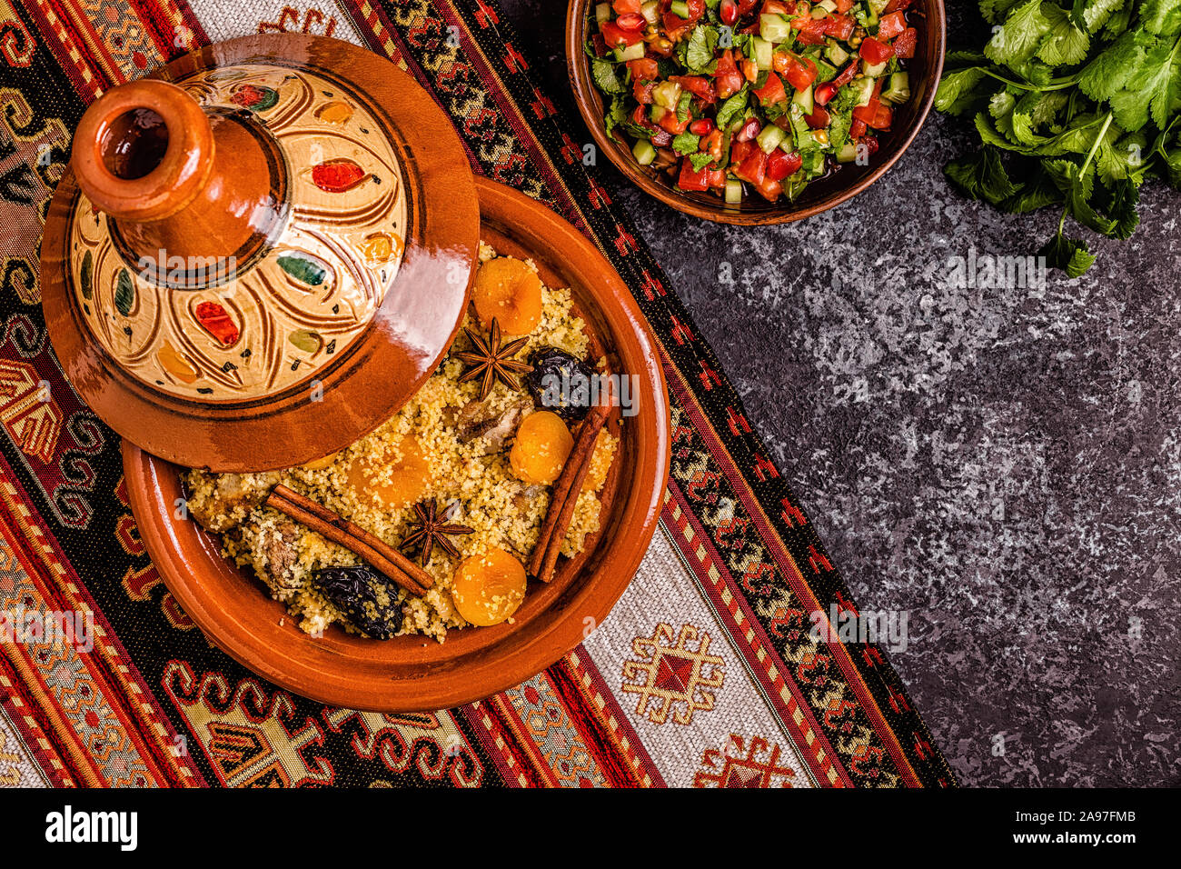 traditional-moroccan-tajine-of-chicken-with-dried-fruits-and-spices