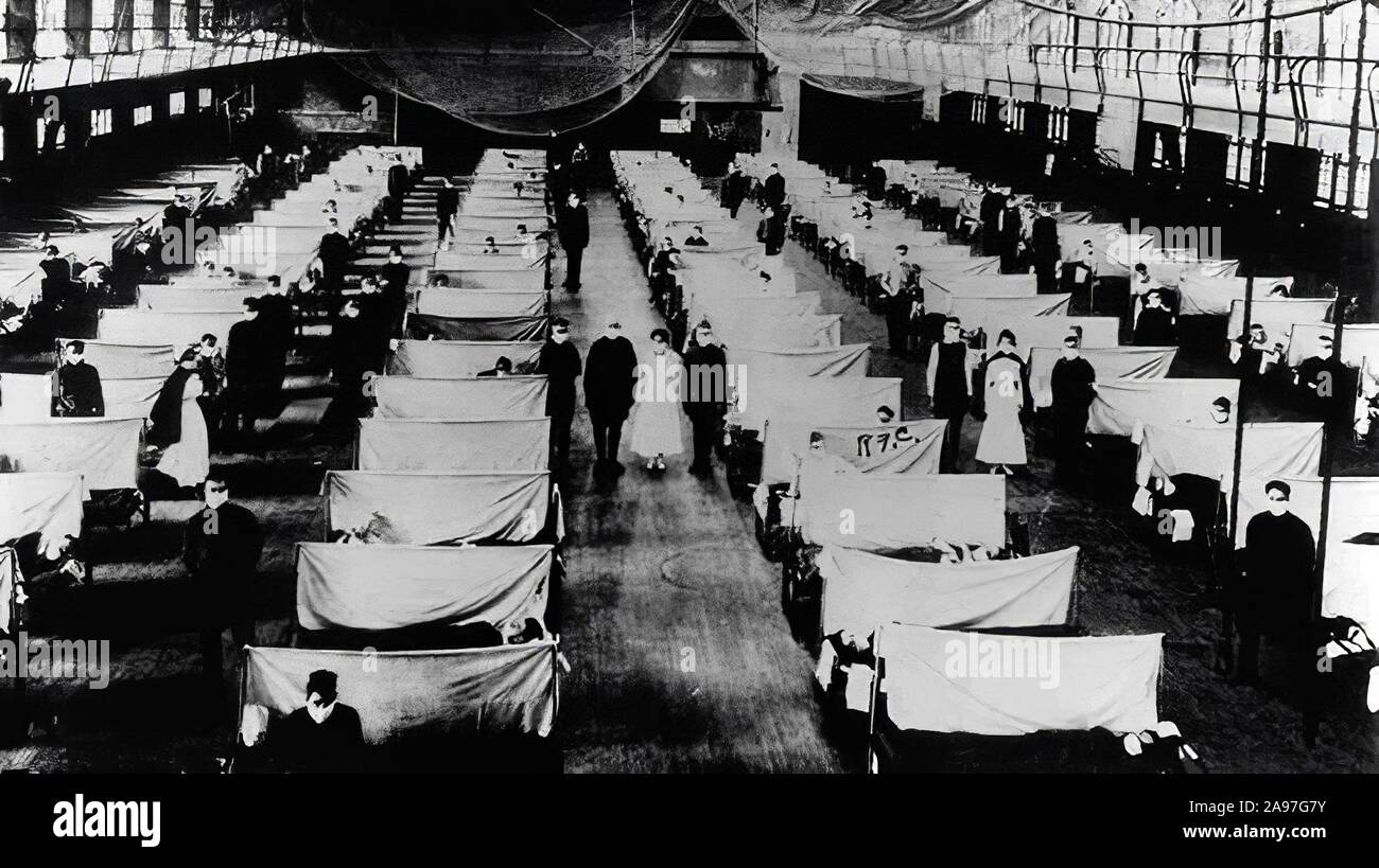 Spanish flu epidemic 1919 hi-res stock photography and images - Alamy